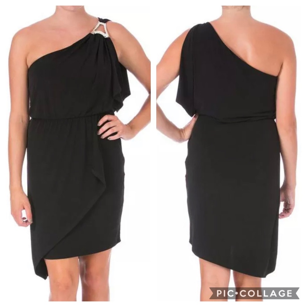 NWT Laundry By Shelli Segal One Shoulder Dress